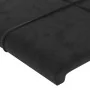 Estructura de cama con cabecero de terciopelo negro 120x200 cm de vidaXL, Camas y somieres - Ref: Foro24-3125747, Precio: 172...