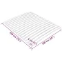 Slatted bed base with 17 slats 100x200 cm by vidaXL, Beds and slatted bases - Ref: Foro24-340073, Price: 37,40 €, Discount: %