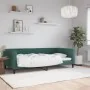 Dunkelgrünes Samtschlafsofa 100x200 cm von vidaXL, Betten und Lattenroste - Ref: Foro24-354253, Preis: 194,16 €, Rabatt: %