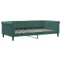 Dunkelgrünes Samtschlafsofa 100x200 cm von vidaXL, Betten und Lattenroste - Ref: Foro24-354253, Preis: 194,16 €, Rabatt: %