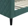 Dark green velvet sofa bed 100x200 cm by vidaXL, Beds and slatted bases - Ref: Foro24-354253, Price: 194,16 €, Discount: %