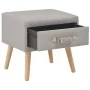 Two bedside tables, 40x35x40 cm, gray fabric by vidaXL, Nightstands - Ref: Foro24-276378, Price: 106,54 €, Discount: %