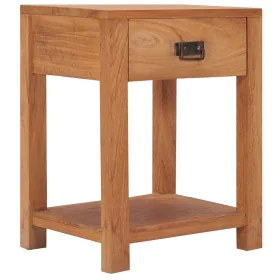 Solid teak wood bedside table 35x35x50 cm by vidaXL, Nightstands - Ref: Foro24-287231, Price: 114,42 €, Discount: %