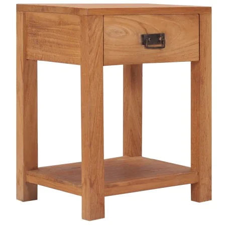 Mesita de noche de madera maciza de teca 35x35x50 cm de vidaXL, Mesitas de noche - Ref: Foro24-287231, Precio: 109,64 €, Desc...