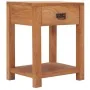 Mesita de noche de madera maciza de teca 35x35x50 cm de vidaXL, Mesitas de noche - Ref: Foro24-287231, Precio: 109,64 €, Desc...