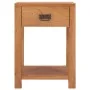Mesita de noche de madera maciza de teca 35x35x50 cm de vidaXL, Mesitas de noche - Ref: Foro24-287231, Precio: 109,64 €, Desc...