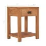 Mesita de noche de madera maciza de teca 35x35x50 cm de vidaXL, Mesitas de noche - Ref: Foro24-287231, Precio: 109,64 €, Desc...