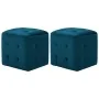 Nightstands 2 units blue velvet 30x30x30 cm by vidaXL, Nightstands - Ref: Foro24-249016, Price: 88,87 €, Discount: %