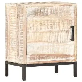 Nachttisch aus massivem Akazienholz, 40 x 30 x 50 cm von vidaXL, Nachttische - Ref: Foro24-287330, Preis: 91,67 €, Rabatt: %