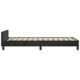 Estructura de cama con cabecero de terciopelo negro 100x200 cm de , Camas y somieres - Ref: Foro24-3125741, Precio: 147,21 €,...