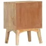 Mesita de noche de madera maciza de mango 40x35x55 cm de vidaXL, Mesitas de noche - Ref: Foro24-286464, Precio: 130,51 €, Des...