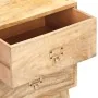 Mesita de noche de madera maciza de mango 40x35x55 cm de vidaXL, Mesitas de noche - Ref: Foro24-286464, Precio: 130,51 €, Des...