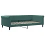 Trundle sofa bed with dark green velvet mattress 100x200 cm by , Beds and slatted bases - Ref: Foro24-3197804, Price: 430,03 ...