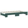 Trundle sofa bed with dark green velvet mattress 100x200 cm by , Beds and slatted bases - Ref: Foro24-3197804, Price: 430,03 ...