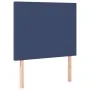 Box spring bed with blue fabric mattress 80x200 cm by , Beds and slatted bases - Ref: Foro24-3128323, Price: 342,56 €, Discou...
