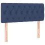 Box spring bed with blue fabric mattress 90x190 cm by , Beds and slatted bases - Ref: Foro24-3140263, Price: 325,91 €, Discou...