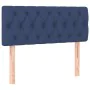 Cama box spring con colchón tela azul 90x190 cm de , Camas y somieres - Ref: Foro24-3140263, Precio: 325,91 €, Descuento: %