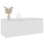 Weißer TV-Schrank aus Sperrholz, 80 x 34 x 30 cm von vidaXL, TV-Möbel - Ref: Foro24-801859, Preis: 60,14 €, Rabatt: %