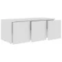 Weißer TV-Schrank aus Sperrholz, 80 x 34 x 30 cm von vidaXL, TV-Möbel - Ref: Foro24-801859, Preis: 60,14 €, Rabatt: %
