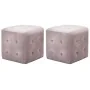 Nachttische 2 Stück rosa Samt 30x30x30 cm von vidaXL, Nachttische - Ref: Foro24-249020, Preis: 83,55 €, Rabatt: %