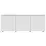 White plywood TV cabinet 80x34x30 cm by vidaXL, TV Furniture - Ref: Foro24-801859, Price: 60,14 €, Discount: %