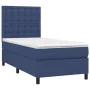 Box spring bed with blue fabric mattress 80x200 cm by , Beds and slatted bases - Ref: Foro24-3142055, Price: 352,64 €, Discou...