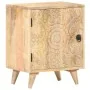 Solid mango wood carved bedside table 40x30x50 cm by vidaXL, Nightstands - Ref: Foro24-320232, Price: 124,93 €, Discount: %