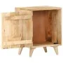 Solid mango wood carved bedside table 40x30x50 cm by vidaXL, Nightstands - Ref: Foro24-320232, Price: 124,93 €, Discount: %