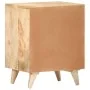 Solid mango wood carved bedside table 40x30x50 cm by vidaXL, Nightstands - Ref: Foro24-320232, Price: 124,93 €, Discount: %