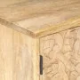 Mesita de noche tallada de madera maciza de mango 40x30x50 cm de vidaXL, Mesitas de noche - Ref: Foro24-320232, Precio: 124,9...