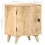 Solid mango wood carved bedside table 40x30x50 cm by vidaXL, Nightstands - Ref: Foro24-320232, Price: 124,93 €, Discount: %