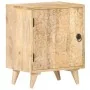 Solid mango wood carved bedside table 40x30x50 cm by vidaXL, Nightstands - Ref: Foro24-320232, Price: 124,93 €, Discount: %