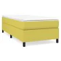Box spring bed frame green fabric 90x200 cm by , Beds and slatted bases - Ref: Foro24-3120837, Price: 72,70 €, Discount: %