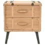 Nachttisch aus massivem Tannenholz 50x35x57 cm von vidaXL, Nachttische - Ref: Foro24-245771, Preis: 122,78 €, Rabatt: %