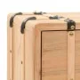 Nachttisch aus massivem Tannenholz 50x35x57 cm von vidaXL, Nachttische - Ref: Foro24-245771, Preis: 122,78 €, Rabatt: %