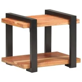 Solid acacia wood bedside table 50x40x40 cm by vidaXL, Nightstands - Ref: Foro24-320492, Price: 71,09 €, Discount: %