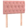 Cama box spring con colchón terciopelo rosa 80x200 cm de , Camas y somieres - Ref: Foro24-3131110, Precio: 288,94 €, Descuent...