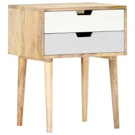 Mesita de noche de madera maciza de mango 47x35x59 cm de vidaXL, Mesitas de noche - Ref: Foro24-286481, Precio: 75,46 €, Desc...