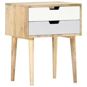Solid mango wood bedside table 47x35x59 cm by vidaXL, Nightstands - Ref: Foro24-286481, Price: 75,49 €, Discount: %