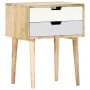 Mesita de noche de madera maciza de mango 47x35x59 cm de vidaXL, Mesitas de noche - Ref: Foro24-286481, Precio: 75,46 €, Desc...