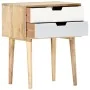 Mesita de noche de madera maciza de mango 47x35x59 cm de vidaXL, Mesitas de noche - Ref: Foro24-286481, Precio: 75,46 €, Desc...