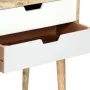 Mesita de noche de madera maciza de mango 47x35x59 cm de vidaXL, Mesitas de noche - Ref: Foro24-286481, Precio: 75,46 €, Desc...