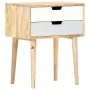 Mesita de noche de madera maciza de mango 47x35x59 cm de vidaXL, Mesitas de noche - Ref: Foro24-286481, Precio: 75,46 €, Desc...