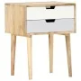 Mesita de noche de madera maciza de mango 47x35x59 cm de vidaXL, Mesitas de noche - Ref: Foro24-286481, Precio: 75,46 €, Desc...
