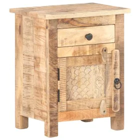 Rough mango wood bedside table 40x30x50 cm by vidaXL, Nightstands - Ref: Foro24-320234, Price: 149,92 €, Discount: %
