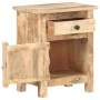 Rough mango wood bedside table 40x30x50 cm by vidaXL, Nightstands - Ref: Foro24-320234, Price: 149,92 €, Discount: %