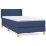 Boxspringbett mit blauer Stoffmatratze 90x190 cm von , Betten und Lattenroste - Ref: Foro24-3130559, Preis: 312,69 €, Rabatt: %