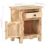 Rough mango wood bedside table 40x30x50 cm by vidaXL, Nightstands - Ref: Foro24-320234, Price: 149,92 €, Discount: %