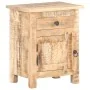 Rough mango wood bedside table 40x30x50 cm by vidaXL, Nightstands - Ref: Foro24-320234, Price: 149,92 €, Discount: %