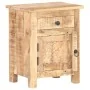 Rough mango wood bedside table 40x30x50 cm by vidaXL, Nightstands - Ref: Foro24-320234, Price: 149,92 €, Discount: %